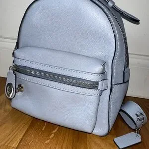 Coach Gray Leather Backpack with Minimalist Design Coach | Bags | Coach Gray Leather Backpack With Structured  main image 2